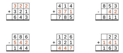 12_33 Addition Subtraktion Lücke dreistellig