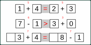 22_07 Addition Subtraktion Vergleichsoperatoren einstellig